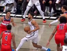 世界杯竞彩 -华盛顿奇才主场以119-99大胜布鲁克林篮网，迎来两连胜