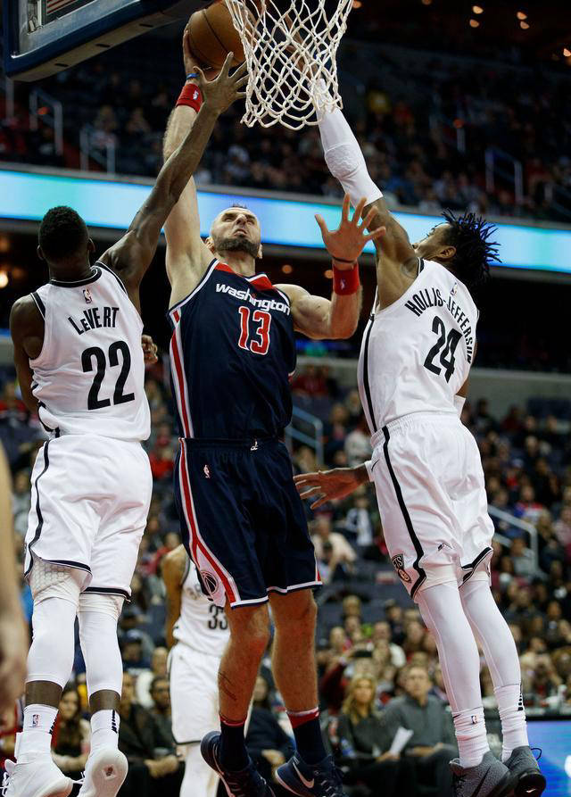 世界杯竞彩 -华盛顿奇才主场以119-99大胜布鲁克林篮网，迎来两连胜